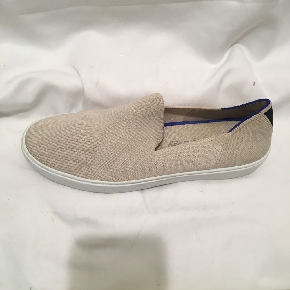 Rothy's The Sneaker in Sand Cream, Low Top 9.5
